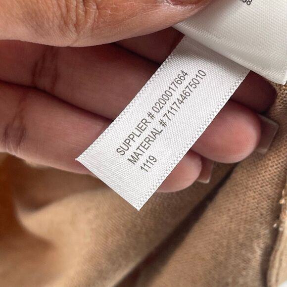 Polo Ralph Lauren Men’s Brown Pima Cotton V-Neck Sweater 4XB/4TG Big & Tall - Picture 10 of 14